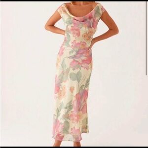 Peppermayo Pastel Floral Midi role model dress